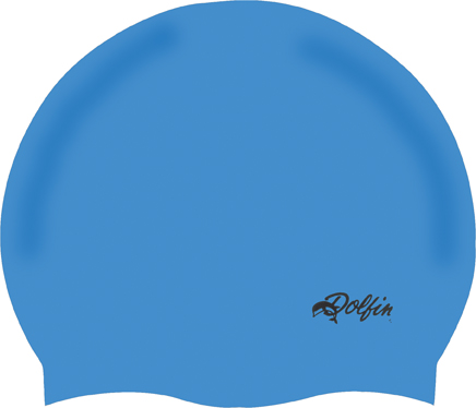 DOLFIN Solid Silicone Swim Cap (Royal (475))